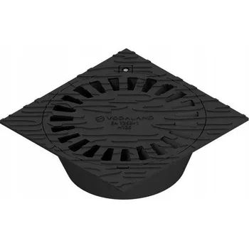 Podlahová vpusť Standartpark litinová 300x300 mm DN100 B125