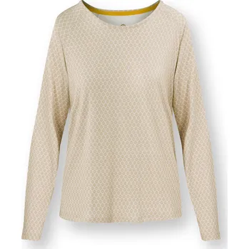 Dámské tričko PIP Studio Tina top dlouhý rukáv Thousand Leaves písková Velikost: M 51.511.833/M