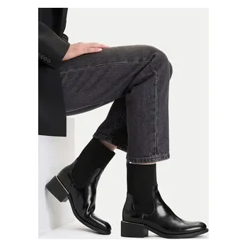 Dámské kozačky Polokozačky JENNY CEO-WS6581-03 Černá 37