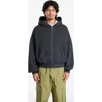 Pánská mikina Mikina Palm Angels Gd Curved Logo Zip Hoody Vintage Black/ Black XL