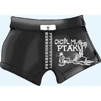 Trenýrky Trenky s metrem-Pták jed. - M oranž