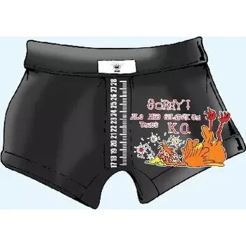 Pánské spodní prádlo Trenky s metrem-K.O. - L tyrkysová