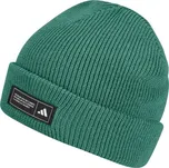 Pánská zimní čepice adidas ESSENTIALS CUFFED BEANIE OSFM Zelená, Černá