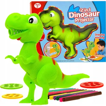 Hračka pro nejmenší SUPER PROJEKTOR DINOSAURUS HRAČKA UČÍ KRESLIT HIT