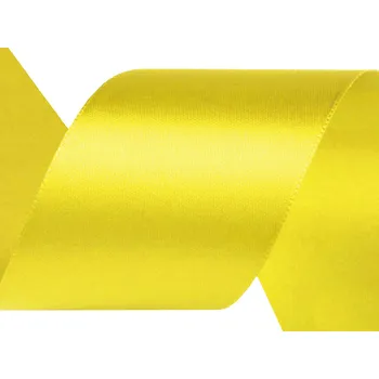 Stuha Atlasová stuha šíře 40 mm Varianta: 189 žlutá narcisová, Balení: 22.5 m