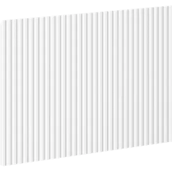 Koupelnový nábytek Mexen Rivel přední drážkovaný panel pro těleso koupelnové skříňky 50 x 43,5 cm, bílý mat - 91A20-0500-470-1-01 Čela a dvířka skříněk