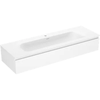 Koupelnový nábytek Mexen Orio koupelnová skříňka 140 cm s umyvadlem Vela, 1 šuplík, bílá mat - 91A10-14023-1-BF01-W23M01 Skříňky s umyvadlem