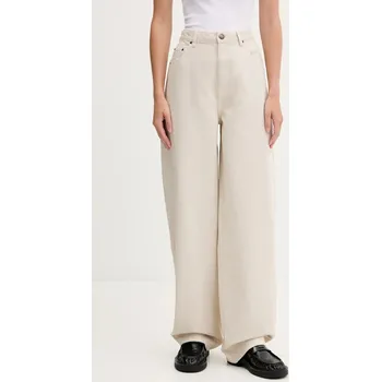 Dámské kalhoty Bavlněné kalhoty Rotate 1142981763 béžová 08X, vel. 27