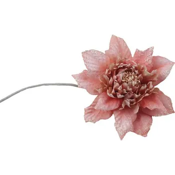 Vánoční dekorace Dekorační květ X7628-37