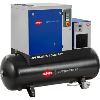 Kompresor Airpress Šroubový kompresor APS 20 Basic Combi Dry 10 barů 20 KM/15 kW 1680 l/min 500 l 364960