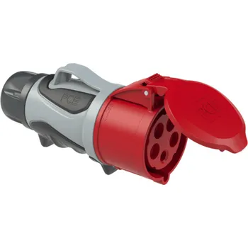 Elektrická zásuvka PCE Spojka 16A/400V 5-pól. IP44 TWIST GRIP PC-2153-6tt