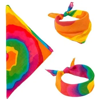 Karnevalový kostým Widmann&nbsp;Šátek s potiskem hippie