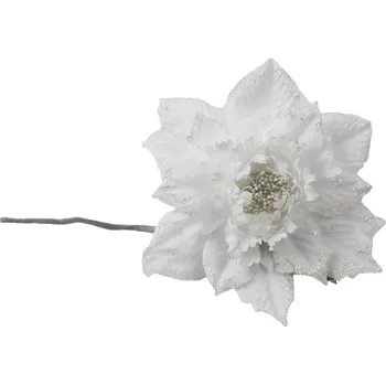 Vánoční dekorace Dekorační květ X7628-01