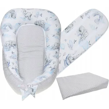 Hnízdečko pro miminko Hnízdečko pro miminko s klínovým polštářkem BABYMAM