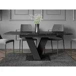 Rozkládací stůl Herkulan, Barva: černý mramor royal / černá MIRJAN 5903211454646