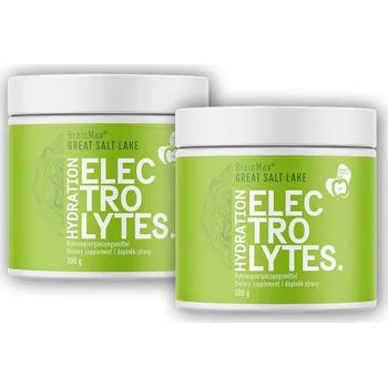 Nápoj pro sportovce BrainMax 2x Hydration electrolytes 300g Citron + DÁREK