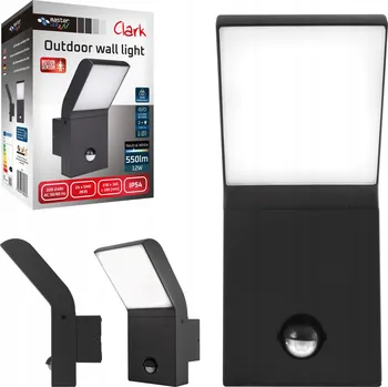 Nástěnné svítidlo Zahradní nástěnné svítidlo Masterled černé, integrovaný LED zdroj 12 W