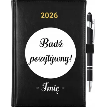 Kalendář Knižkový kalendář 2026 A5 černý