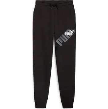 Puma tepláky černé barvy, velikost 128