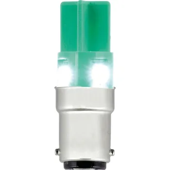 Stykač SIRENA Žár. baj. BA15D 24V LED zelená 40944 SIR-40944