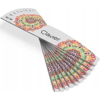 10 X PILNÍK NA NEHTY ZEBRA LOĎKA 150/150