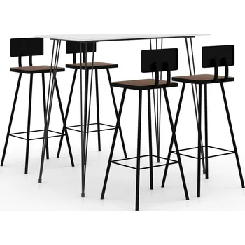 Jídelní set zahrada-XL 5dílný barový set bílý 3057833