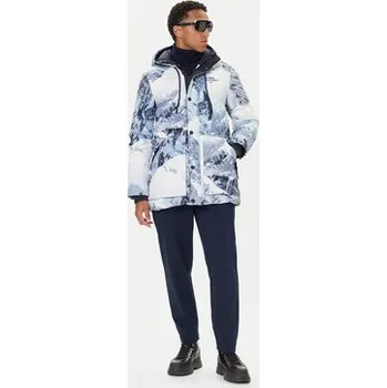 Guess Vatovaná bunda M5BL0O W3282 Modrá Regular Fit M