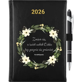 Kalendář Knižkový kalendář 2026 A5 černý