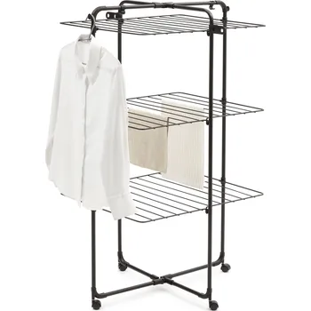 Sušák na prádlo Brabantia, Sušák na prádlo Hangon Tower, černý, tříúrovňový - Formadore