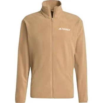 Pánská mikina Pánská Fleecová mikina ADIDAS MT ESS FZ FL JM3115 – Hnědá S