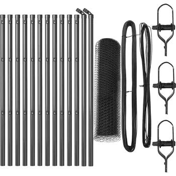 Plot Plot s příspěvky Šedá 0.8 x 25 m Ocel potažená PVC Šedá3352810