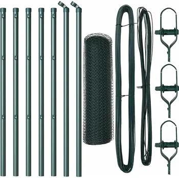 Plot Plot s příspěvky Zelená 0,4 x 10 m Ocel potažená PVC Zelená3352620