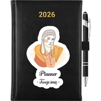 Kalendář Knižkový kalendář 2026 A5 černý