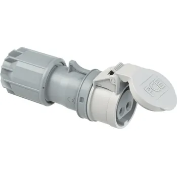 Elektrická zásuvka PCE Spojka 16A/42V 2-pól. IP44 PC-282-12v