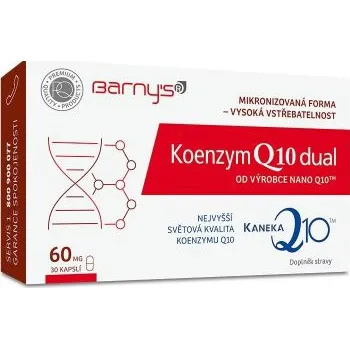 Lék na srdce, cévy a krev Barnys Koenzym Q10Dual limit.edice cps.30+30zdarma