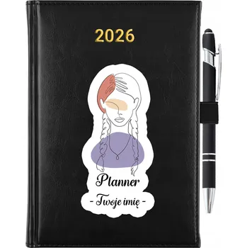 Kalendář Knižkový kalendář 2026 A5 černý