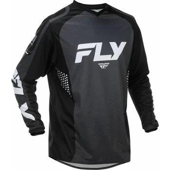 Moto dres Dres F-16, FLY RACING - USA 2026 (černá/bílá) 5XL