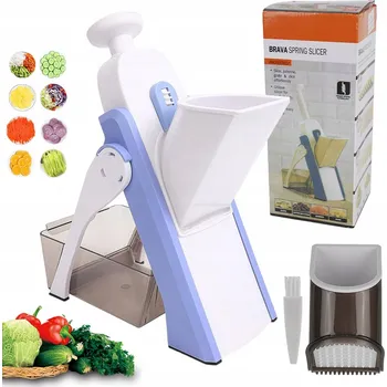 Kráječ na chleba KRÁJEČ NA ZELENINY OVOCE KRÁJEČ STRUHADLA MULTIFUNKČNÍ MODRÝ