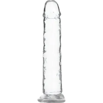 Dildo Addiction Crystal - přísavný dildo (průhledný) - 18cm