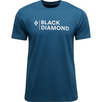 Pánské tričko Pánské triko krátký rukáv BLACK DIAMOND M MINI STACKED SS TEE velikost L