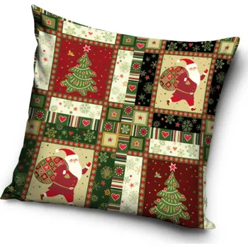 Dekorativní polštářek TipTrade s.r.o. Dekorační polštářek Vánoční Patchwork