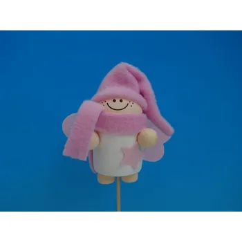 Vánoční dekorace Anděl válec - zápich