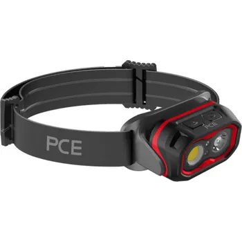 Pracovní světlo PCE Svítilna LED S800, 2000mAh, 5 - 800lm, USB-C čelovka PC-720800