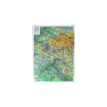 Plastická mapa Jizerské hory a Český ráj 73 x 98 cm - P.F.art, spol. s r.o