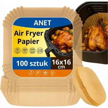 Obraz PAPÍROVÉ PODLOŽKY DO FRITÉZY AIR FRYER, PAPÍR NA PEČENÍ, 16 cm