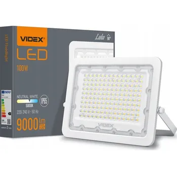 Videx LED zářič 100W 9000lm neutrální bílá barva 5000K hliník IP65 120°