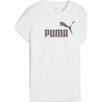 Dámské tričko Dámské tričko Puma ESSENTIALS NO.1 LOGO TEE XL Bílá, Fialová