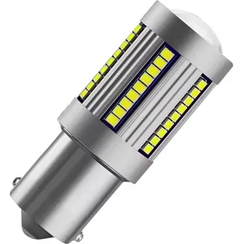 Autožárovka LED žárovky P21W BA15S - 66x SMD 2016 12V 22W 650Lux bílá