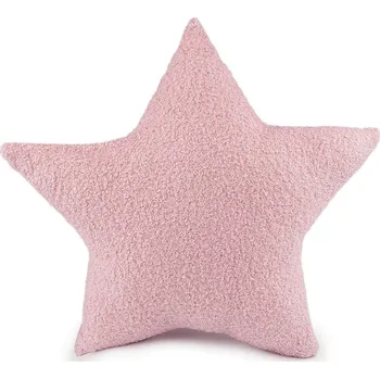 Polštář Dekorační polštář hvězda buklé Ø40 cm, barva 2 pudrová