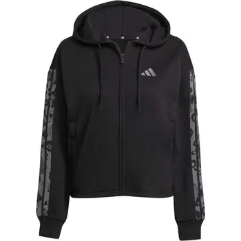Dámská mikina Dámská mikina adidas W AOP FT FZ XL Černá, Šedá